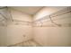 Walk-in closet with wire shelving for storage at 4781 Chandlers Forde # 5, Sarasota, FL 34235