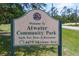 Atwater Community Park sign in North Port, Florida at 4892 Hillman Ter, North Port, FL 34288