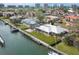 This waterfront home boasts a private dock and serene canal views at 548 Ketch Ln, Longboat Key, FL 34228
