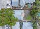 Aerial view of house and backyard at 554 Canal Rd, Sarasota, FL 34242