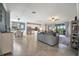 Spacious living area with open floor plan and modern decor at 5904 Wake Forest Run # 102, Bradenton, FL 34211