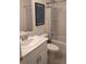 Clean bathroom with a bathtub and updated vanity at 6111 Fairmont Ln, Palmetto, FL 34221