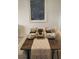 Elegant dining area featuring a rustic wooden table at 6111 Fairmont Ln, Palmetto, FL 34221