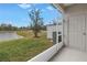 Screened patio with lake view and storage at 6111 Fairmont Ln, Palmetto, FL 34221