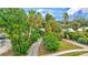 Aerial view showing home's location and surrounding landscape at 6231 Beechwood Ave, Sarasota, FL 34231