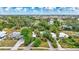 Wide aerial view of the home and surrounding neighborhood at 6231 Beechwood Ave, Sarasota, FL 34231