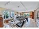 Spacious living room with large windows and a view of the backyard at 6231 Beechwood Ave, Sarasota, FL 34231