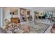 Bright living room featuring a stylish geometric rug and comfortable seating at 6231 Beechwood Ave, Sarasota, FL 34231