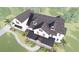 Aerial view of a two-story farmhouse on a large lot at 639 Oakford Rd, Sarasota, FL 34240