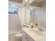 Clean bathroom with a white vanity and shower at 6726 Virginia Xing, University Park, FL 34201