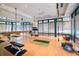 Exercise room with TRX straps and yoga mats at 6726 Virginia Xing, University Park, FL 34201