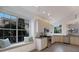 Cozy kitchen nook with built-in window seat and pillows at 6726 Virginia Xing, University Park, FL 34201