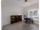 Bright office with window, desk and bookcase at 6726 Virginia Xing, University Park, FL 34201