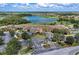 Aerial view of community clubhouse and golf course at 6933 Quiet Creek Dr, Bradenton, FL 34212