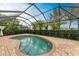 Peaceful screened pool and patio for relaxation at 6933 Quiet Creek Dr, Bradenton, FL 34212
