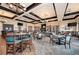 Elegant clubhouse restaurant with bar and high ceilings at 6933 Quiet Creek Dr, Bradenton, FL 34212