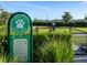 Fenced dog park with rules listed on a sign at 8050 Redonda Loop, Lakewood Ranch, FL 34202
