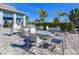 Outdoor seating area near the community pool at 8050 Redonda Loop, Lakewood Ranch, FL 34202