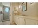 Modern bathroom with updated vanity and walk-in shower at 888 S Orange Ave # 3D, Sarasota, FL 34236