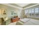 Bright bedroom with window seat and water views at 888 S Orange Ave # 3D, Sarasota, FL 34236