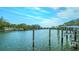 Scenic view of a canal with private docks at 888 S Orange Ave # 3D, Sarasota, FL 34236