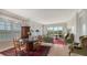 Bright dining area with hardwood floors and window seating at 888 S Orange Ave # 3D, Sarasota, FL 34236