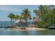 Tiki bar on the water with palm trees and boats at 888 S Orange Ave # 3D, Sarasota, FL 34236