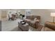 Open living and dining area with a spacious layout at 104 Capri Isles Blvd # 112, Venice, FL 34292
