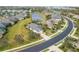 Bird's-eye view of a house in a residential neighborhood at 12240 Whisper Lake Dr, Bradenton, FL 34211