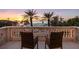 Relaxing balcony with ocean views and sunset vista at 144 N Casey Key Rd, Osprey, FL 34229
