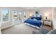 Bedroom with king-size bed and private balcony at 144 N Casey Key Rd, Osprey, FL 34229
