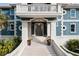Elegant entryway to a beautiful waterfront home at 144 N Casey Key Rd, Osprey, FL 34229