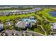 Expansive aerial view of community and golf course at 16127 Fortezza Dr, Bradenton, FL 34211