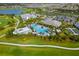 Large community pool, clubhouse, and golf course at 16127 Fortezza Dr, Bradenton, FL 34211