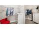 Spacious walk-in closet with ample shelving and hanging space at 16127 Fortezza Dr, Bradenton, FL 34211