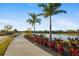 Scenic walking path along a lake at 16127 Fortezza Dr, Bradenton, FL 34211
