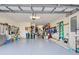 Spacious garage with ample storage and room for two cars at 19451 Quisto St, Venice, FL 34293