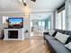 Open living room and dining area with hardwood floors and lots of natural light at 3333 26Th E Ave # 1241, Bradenton, FL 34208