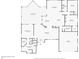 One-story house floor plan, showing 3 bedrooms and Gathering room at 404 Bayside Ln, Nokomis, FL 34275