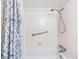 Bathroom with tub, shower, and grab bars at 5855 Midnight Pass Rd # 311, Sarasota, FL 34242