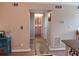 View down hallway to bathroom at 6033 34Th W St # 138, Bradenton, FL 34210