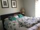 Bedroom with seashell bedding and a calming atmosphere at 763 Lakeside Dr, North Port, FL 34287