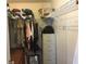 Well-organized closet with ample shelving and hanging space at 763 Lakeside Dr, North Port, FL 34287