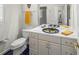 Bathroom with updated vanity and sunflower sink at 929 Casey Cove Dr, Nokomis, FL 34275