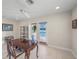 Waterfront office with hardwood desk and access to balcony at 929 Casey Cove Dr, Nokomis, FL 34275