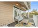 Spacious deck with comfortable seating and outdoor furniture at 107 75Th St, Holmes Beach, FL 34217