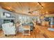 Open living space with hardwood floors and fireplace at 107 75Th St, Holmes Beach, FL 34217