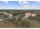 Aerial view of property highlighting the house and land at 1450 Bern Creek Loop, Sarasota, FL 34240