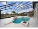Large, screened pool and spa with ample deck space at 1450 Bern Creek Loop, Sarasota, FL 34240