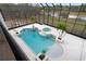 Enclosed pool and spa with expansive views at 1450 Bern Creek Loop, Sarasota, FL 34240